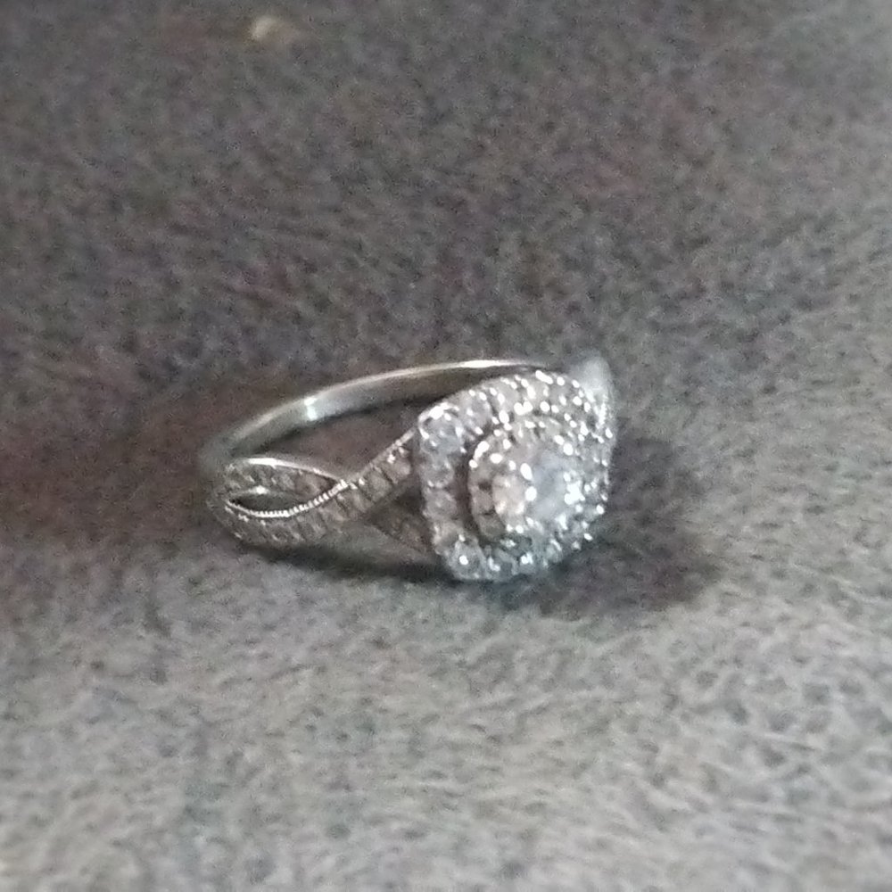 Neil lame engagement ring